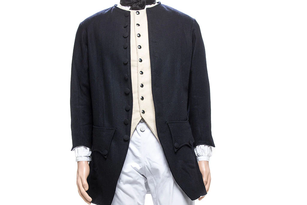 Wool 1770's Sleeved Waistcoat or Jacket - Image 5