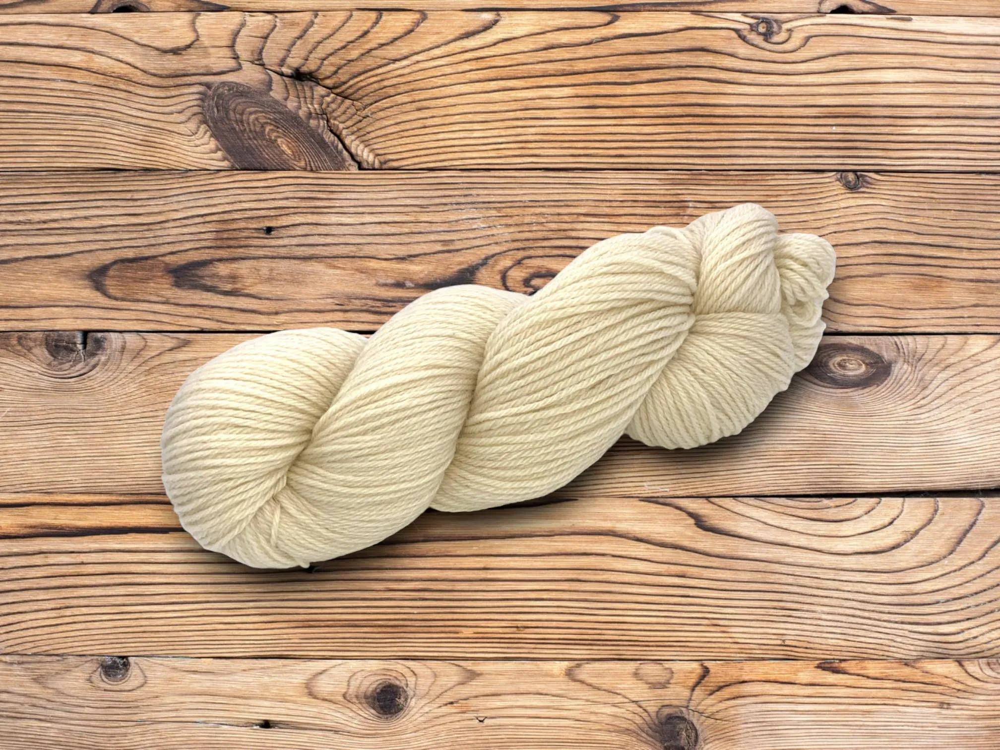 Undyed Yarn: Bluefaced/Corriedale 4 Ply Knitting Yarn - Image 2