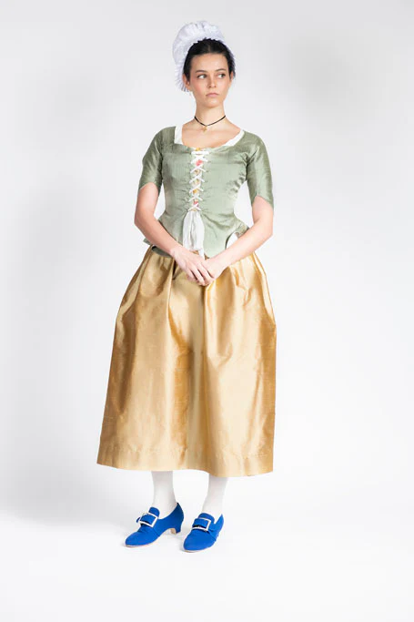 Green Silk Jacket | Fanfare - Image 2