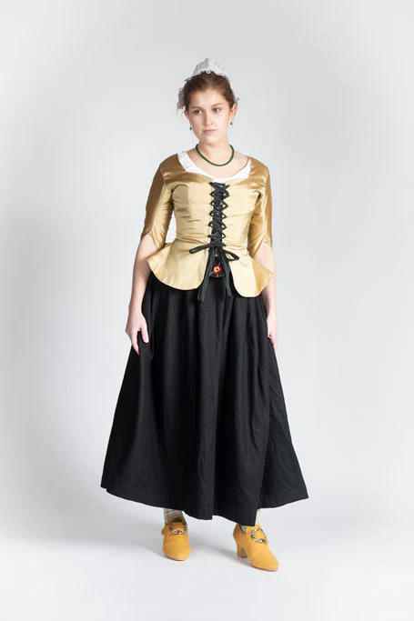 Gold Silk Jacket | Fanfare - Image 2